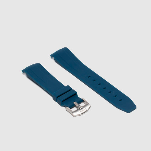 Rubber Strap for Rolex Explorer I - Indigo Blue