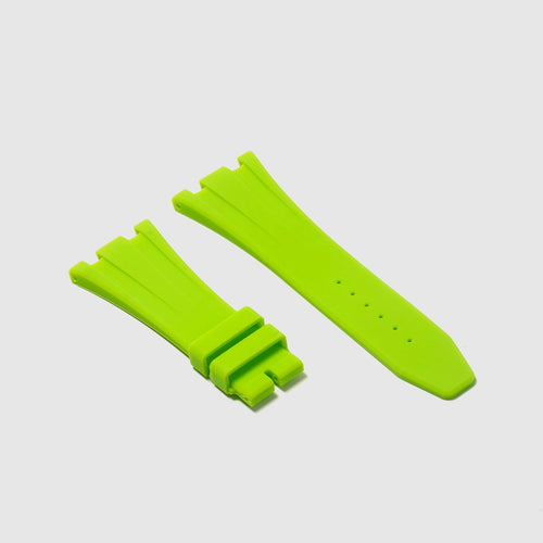 Rubber Strap for Audemars Piguet 42mm Royal Oak Offshore (Deployant Clasp) - Lime Green