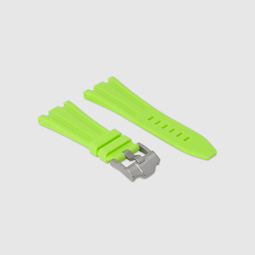 Rubber Strap for Audemars Piguet Diver - Lime Green