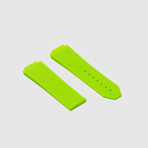 Rubber Strap for Hublot Big Bang - Lime Green