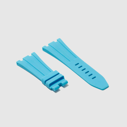 Rubber Strap for Audemars Piguet 42mm Royal Oak Offshore (Tang Buckle) - Miami Blue