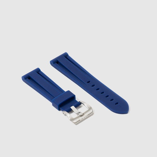 Rubber Strap for Breitling Colt - Navy Blue