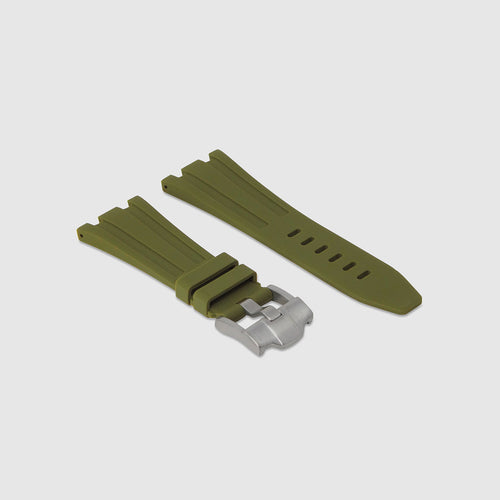 Rubber Strap for Audemars Piguet Diver - Olive Green