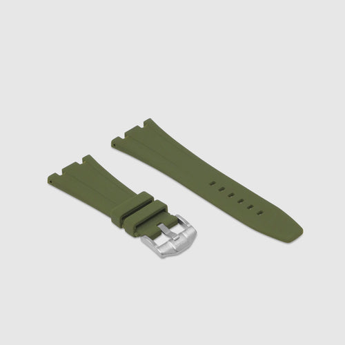 Rubber Strap for Audemars Piguet Royal Oak (41mm) - Olive Green