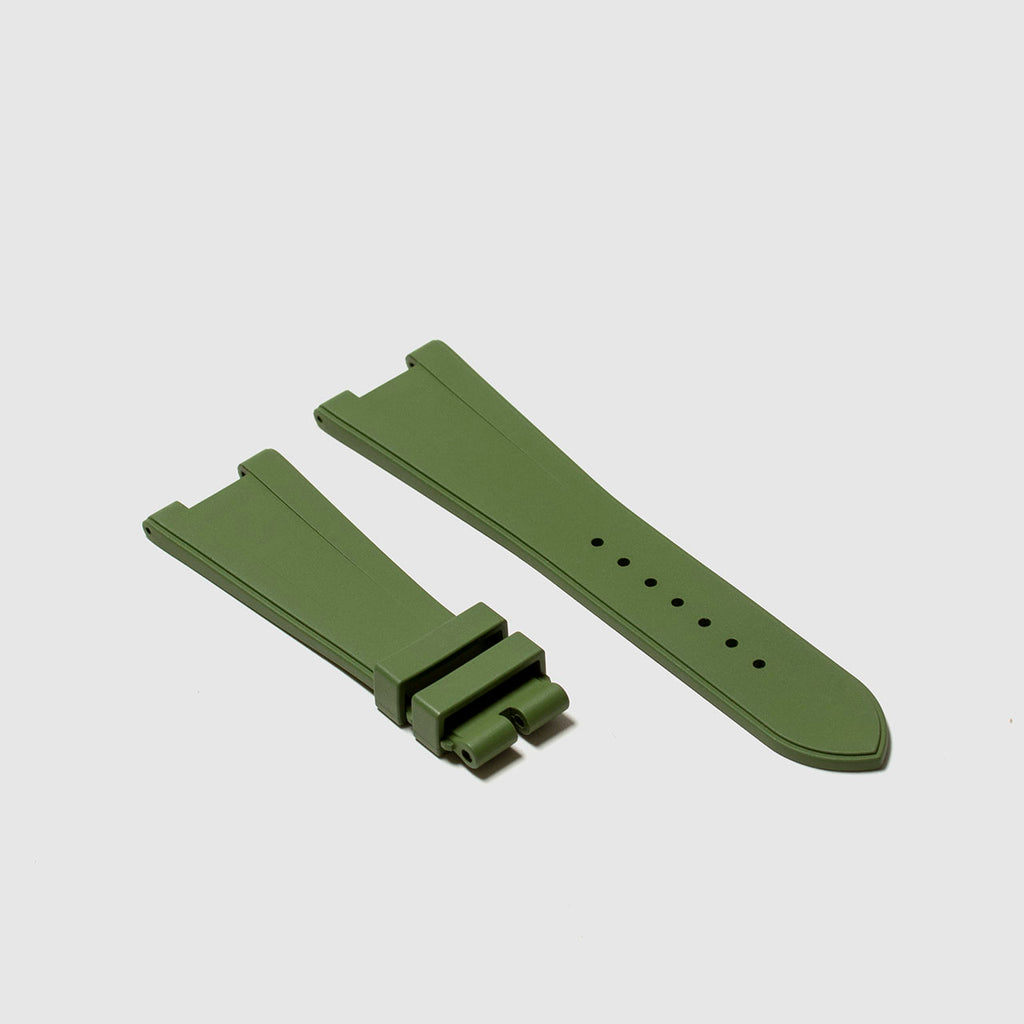 Green rubber strap patek philippe best sale