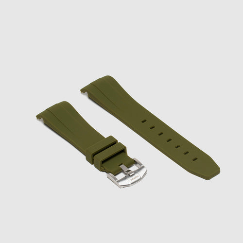 Rubber Strap for Rolex Datejust 41 - Olive Green