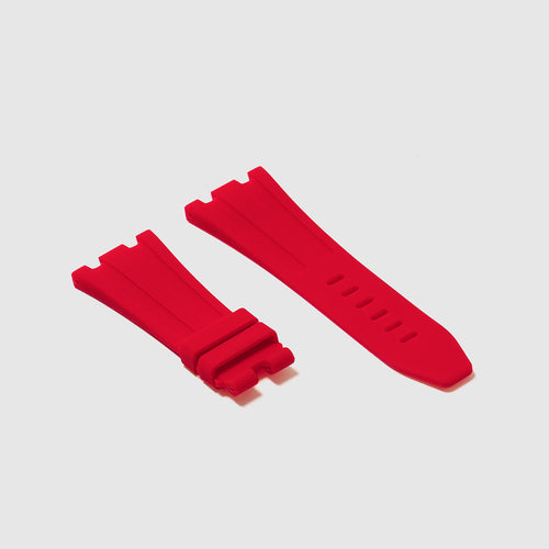 Rubber Strap for Audemars Piguet 42mm Royal Oak Offshore (Tang Buckle) - Heat Red