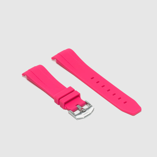 Rubber Strap for Rolex Datejust II - South Beach Pink