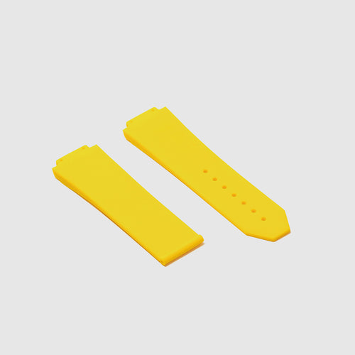 Rubber Strap for Hublot Big Bang - Sunshine Yellow